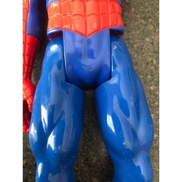 SPIDERMAN POSABLE ACT FIGURINE vinyl toy 11" - Picture 6 of 8